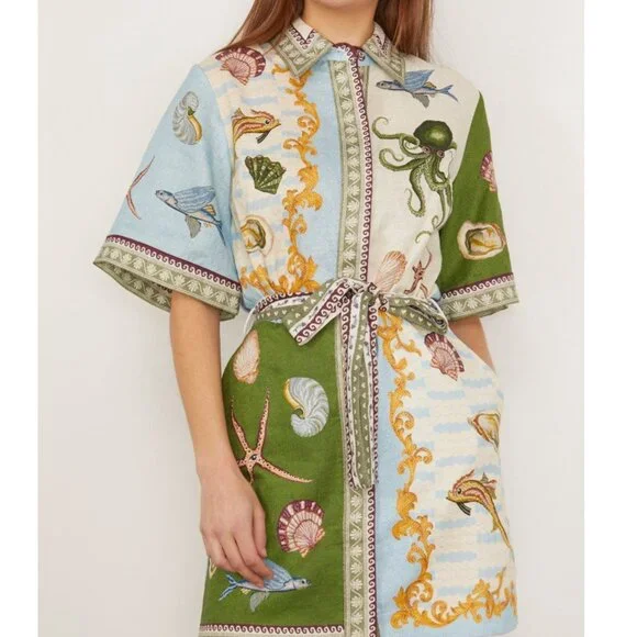 alemais bath house mini dress Alemais - Bath House Mini Dress
